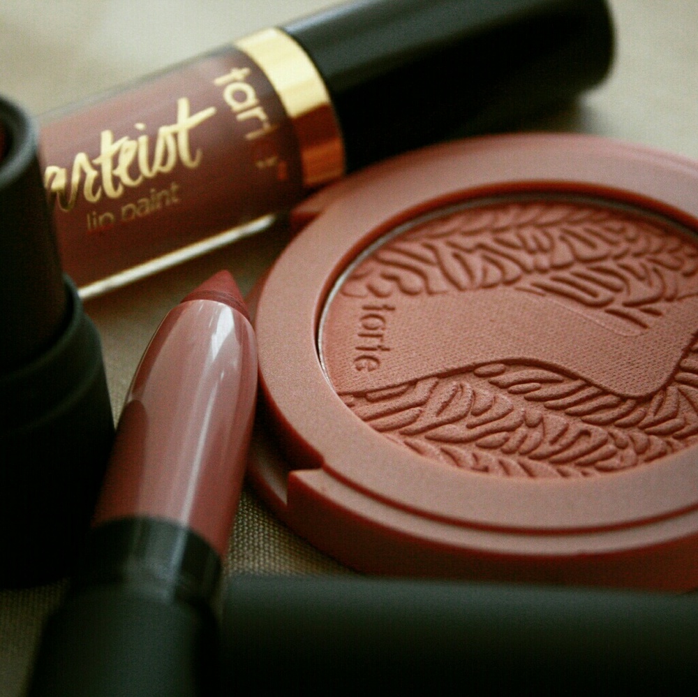 Tarte blush and lip paint minis